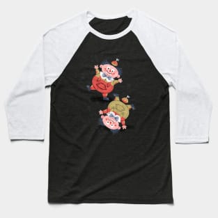 Tweedledum & Tweedledee - Alice in Wonderland Baseball T-Shirt